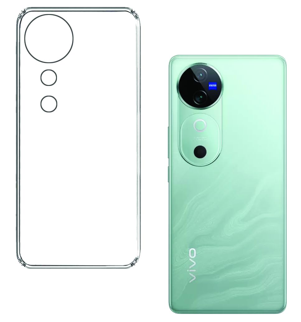Pinaaki Enterprises Vivo V40 5G Back Cover | Slim Soft Back Case for Vivo V40 5G (Transparent) (B0DF6BX4PY) Amazon Price History, Amazon Price Tracker
