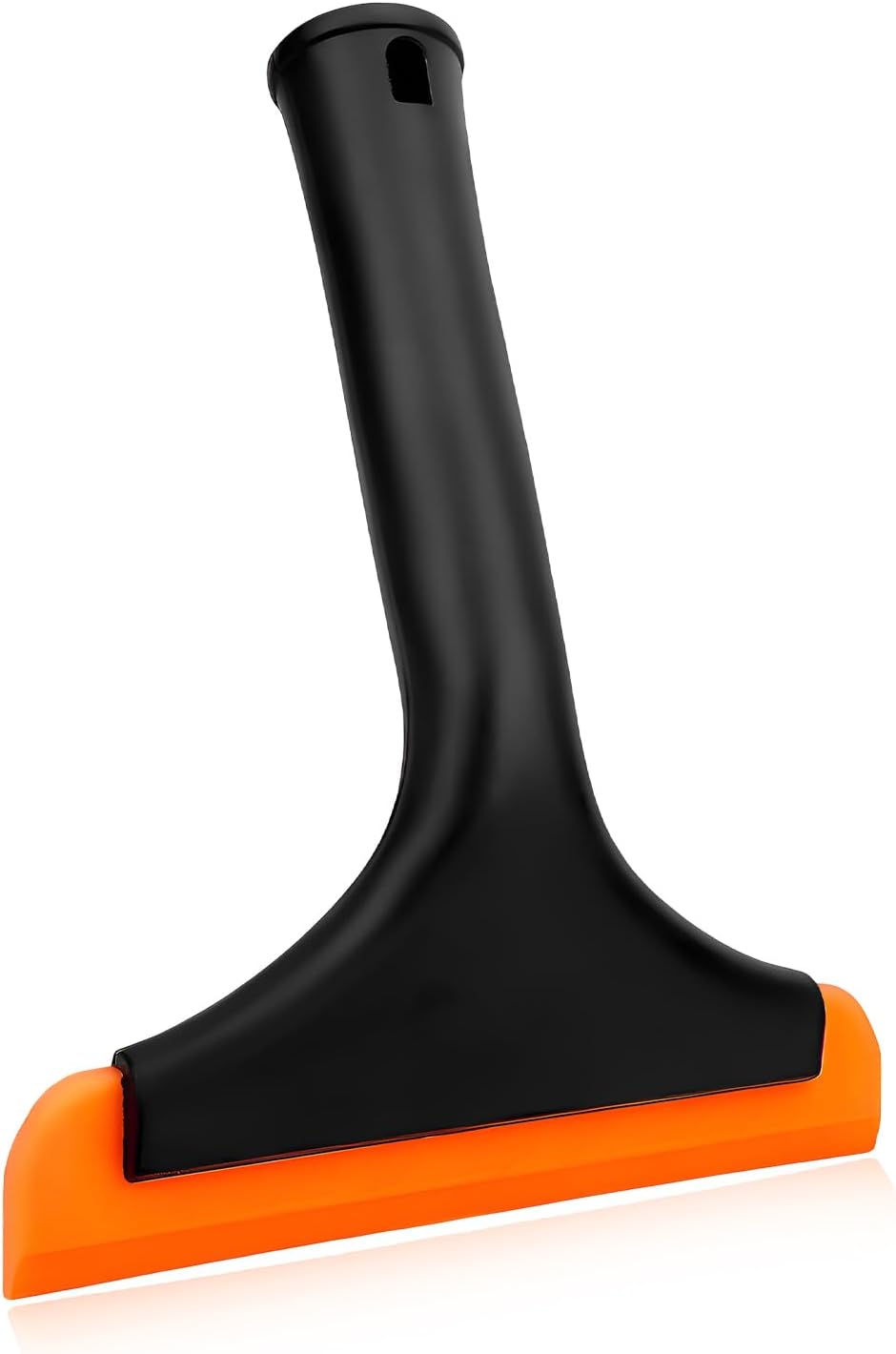 Sun Walker Small Silicone Window Squeegee, Multipurpose Car Windshield Squeegee with 5.9" Blade & Non-Slip Handle, Portable Auto Wiper Window Tinting Tool Glass Doors Scraper
