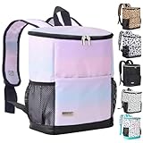 Wolka Cooler Backpack 30 Cans,Portable Backpack Coolers Insulated Leak Proof,Waterproof Soft Sided Cooler Bag for Travel,Beach,Camping,Picnic,Lunch Backpack for Women (Dream Cloud)