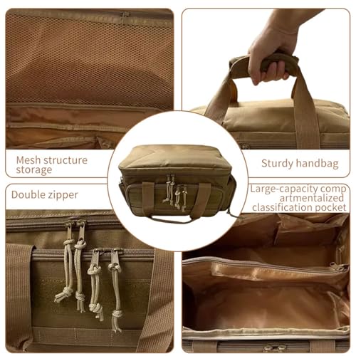 Tool Bag - Multi Pockets - Nylon Storage Case, Portable Mechanic Utility Bag | Woodworking Garden Tools, Outdoor - Dad Gift Idea, Durable Fathers Day Gift - Image 6