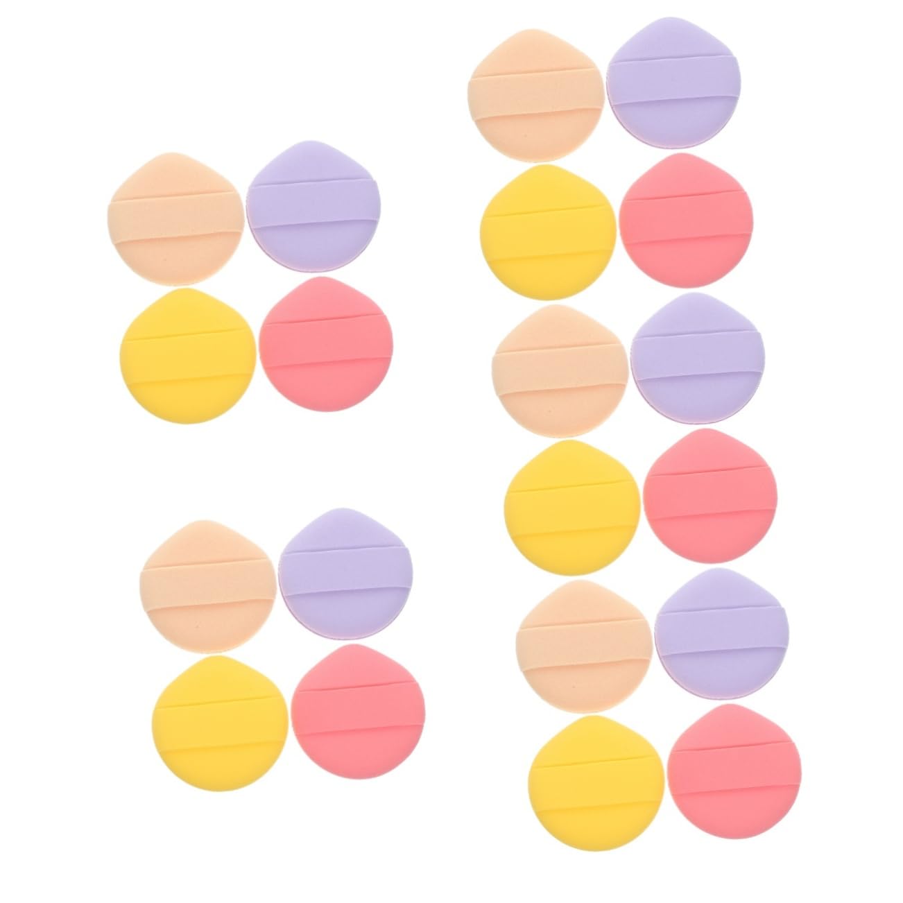 FRCOLOR 20pezzi Spugne Per Make-up Spugnette Riutilizzabili Per e Facile Per e Asciutto Per e