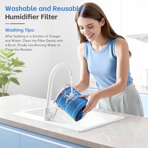 2-pack MIRO/KILO PRO Washable Humidifier Wicking Filter, Compatible with Afloia MIRO PRO and KILO PRO 2-in-1 Air Purifier/Humidifier, Durable Wet Curtain by IGNISFLARE - Used condition - Image 5