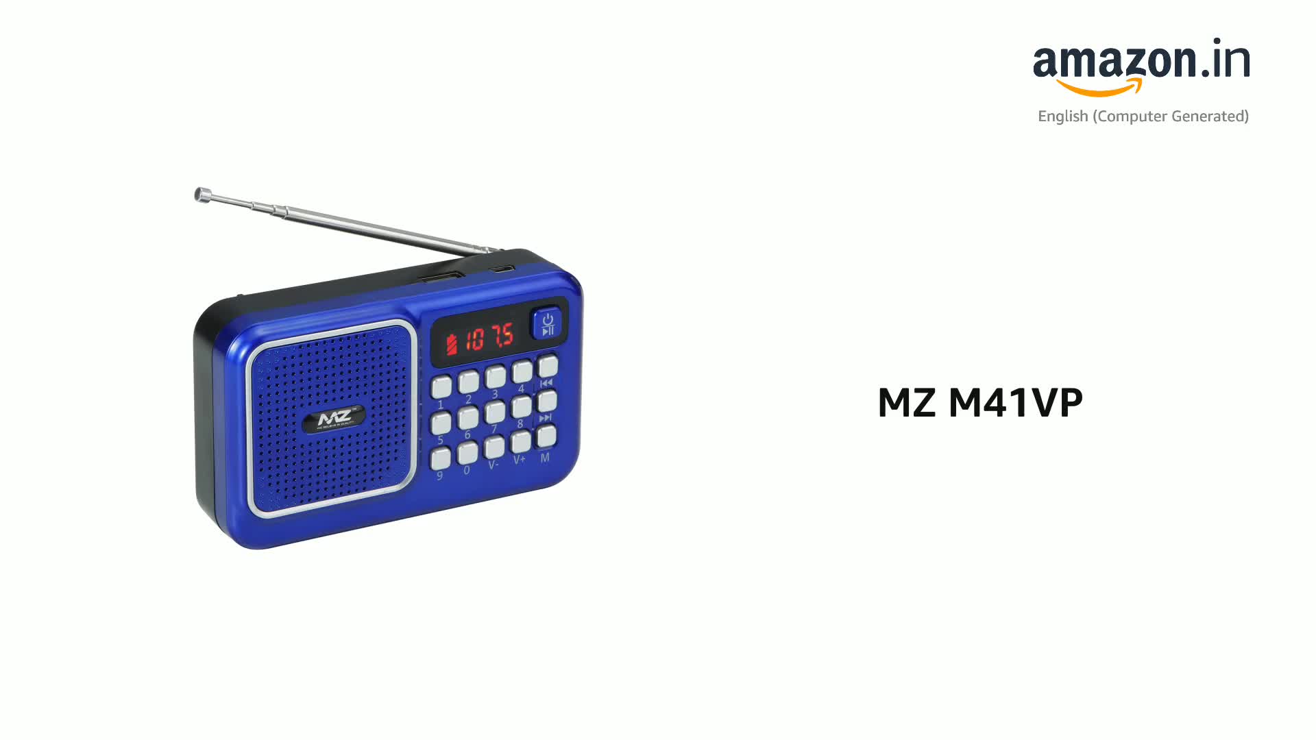 FM TOWNS　MIDI音源カード　FMT-403A MZ M41VP (FM Super Radio) with Bluetooth/USB/Aux/TFT Card 1200mAh