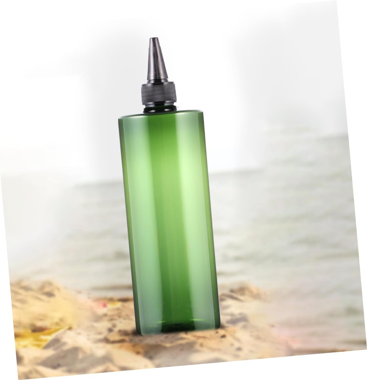 4pcs Pointed Mouth Hair Dye Bottles Applicator Bottles for Toiletries Random Color
