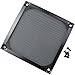 FDXGYH 2pcs Computer Fan Cooler Filter Grills Aluminum Dustproof Mesh Filter PC with Screws Black