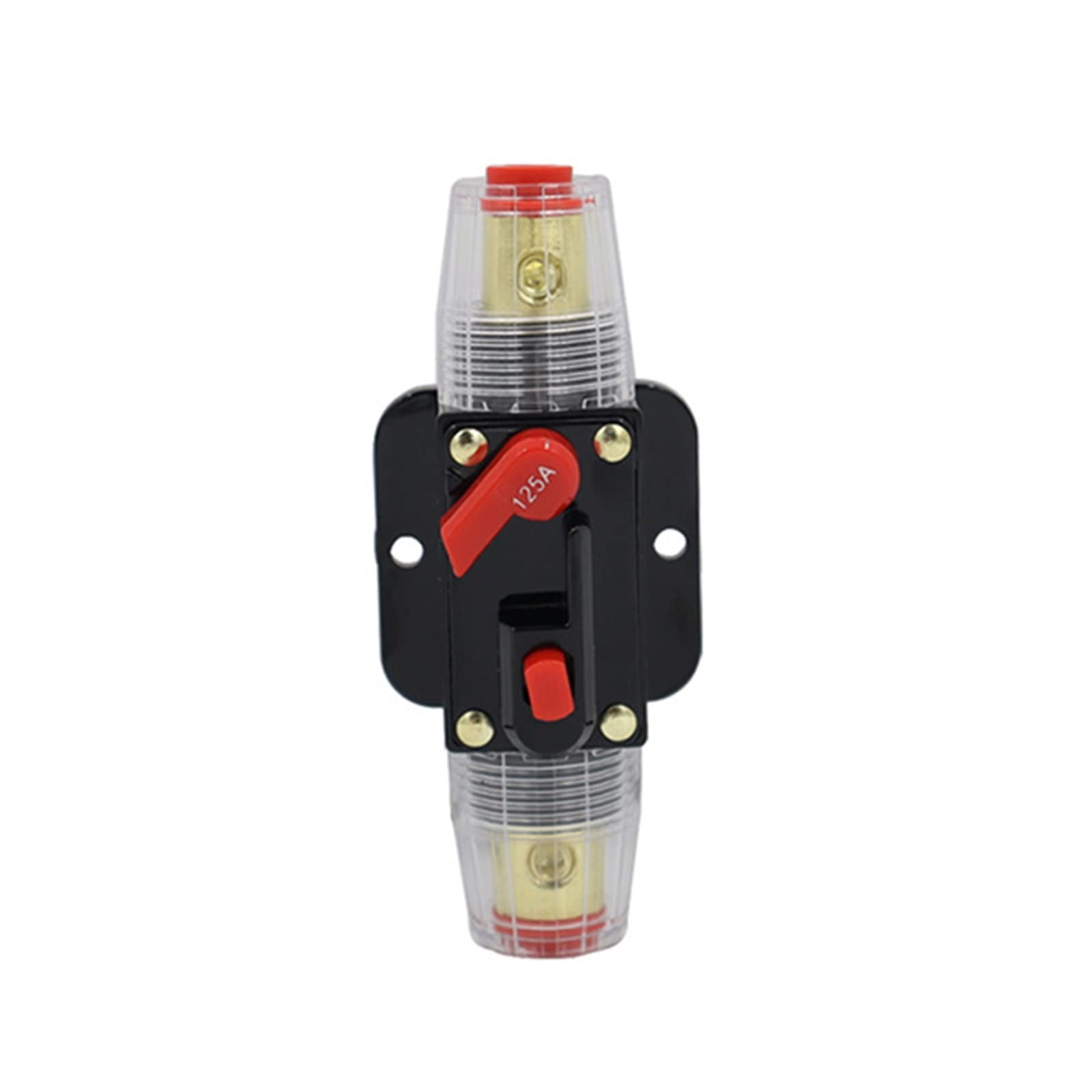 LHNBGTUIW 1pcs 30-150A Circuit Breaker with Automatic Reset DC 12-42V Car Marine Boat Yacht RV Power Insurance Switch Audio Fuse Holder Protect(25v)