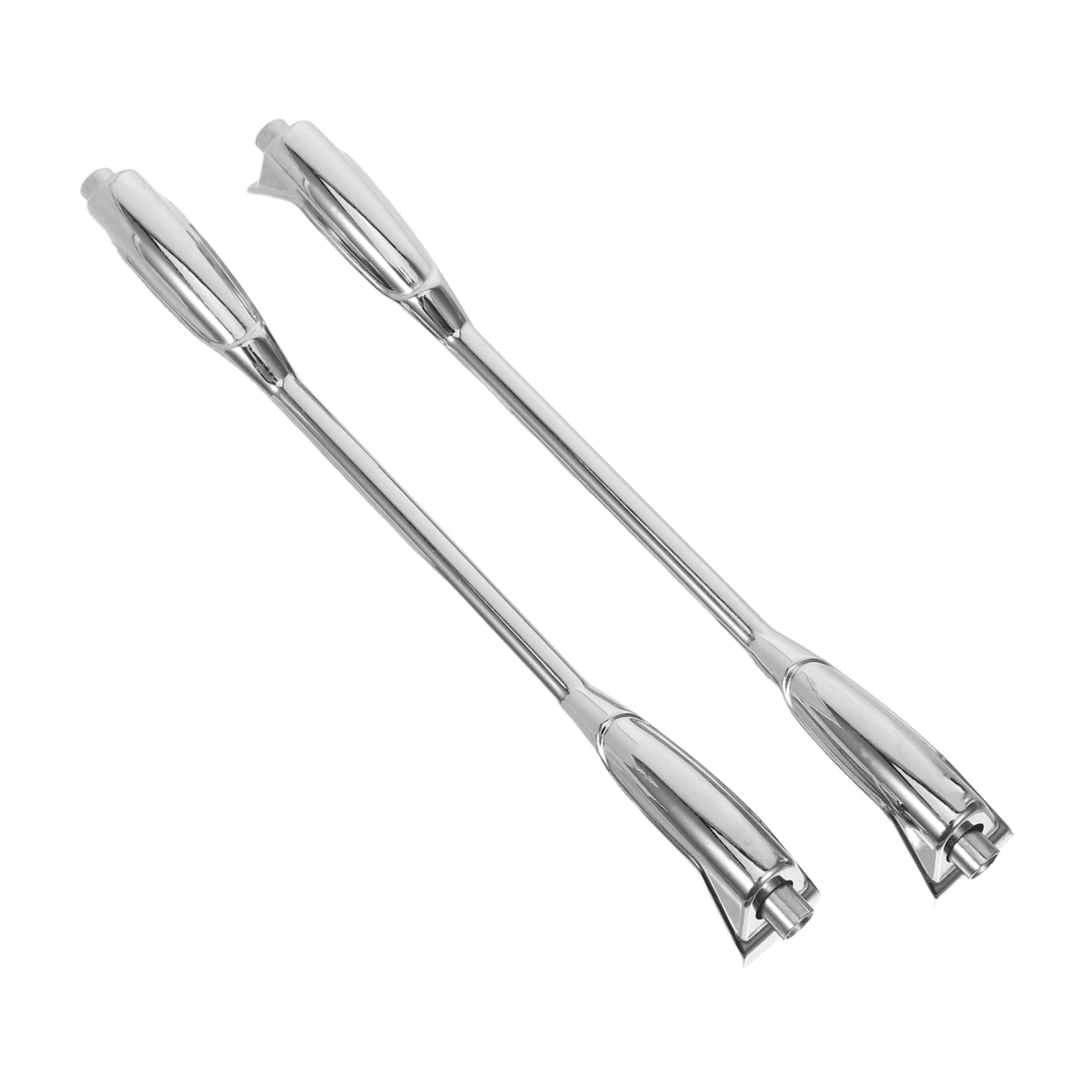 2 Stück Lange Metall Snare Drum Haken aus Zinklegierung Silber