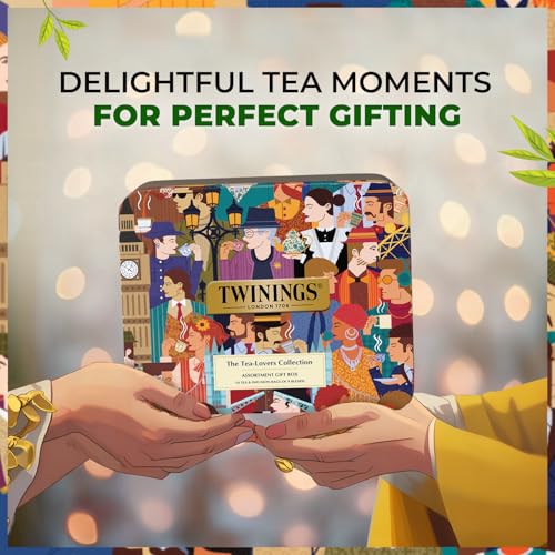 Image of Twinings The Tea Lover Collection Assortment Tea Gift Set, Teabags 54 pcs, 9 Tea Flavors Set, Green Tea Bags, Black Tea, Chamomile Tea & more, Best Gift for Tea Lovers