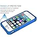 Tekcoo Compatible for iPhone 5S Case/iPhone SE Case/iPhone 5 Case, [Tmajor Series] [Navy Blue] Shock Absorbing Hybrid Defender Rugged Cover Skin Shell Hard Plastic Outer & Rubber Silicone Inner