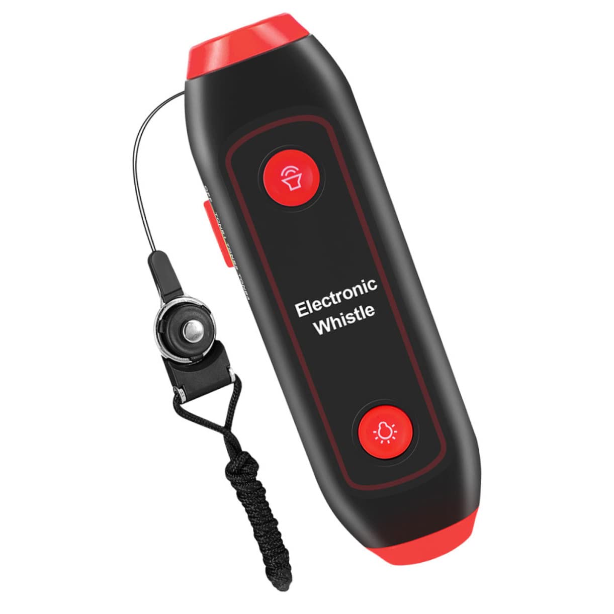 Baluue 2 Fischietti Elettronici Multiuso A 3 Toni 3 Pezzi con Cordino E Torcia per Insegnanti Sport E Emergenze.