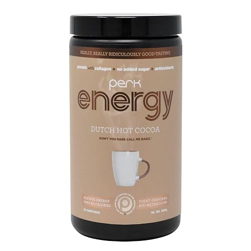 Cacao caliente holandés Energy Original (20 porciones) - Chocolate caliente de energía saludable