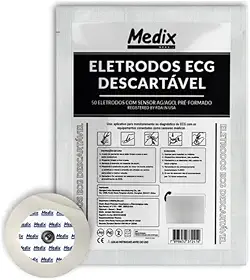 Eletrodo Descartável Ecg Pacote Com 50 Unidades (SF11 Pediatrico)
