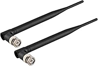 Vista 8 de Bingfu Antena receptora de micrófono inalámbrico UHF 400 MHz-960 MHz BNC Antena macho (paquete de 2) para sistema de micrófono inalámbrico, receptor