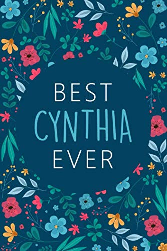 Cynthia: Names Personalized Note Book / Diary for girls, women .... Christmas, original birthday gift woman for any Occasion.