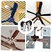 SEWOART 2pcs Ceiling Fan Mounting Bracket Tool Support for Seamless Installation with Various Ceiling Fan Models for Garage