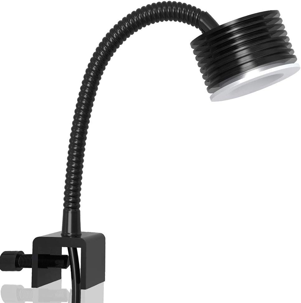 LXQIY LED Aquarium Lights Nano Dimmable Planted Tank Lights Super Bright 6500K Gooseneck for Plant Fish Tank Refugium,Fits Aquariums 20-45cm in Length,coral farms,ornamental fish tanks(Freshwater)