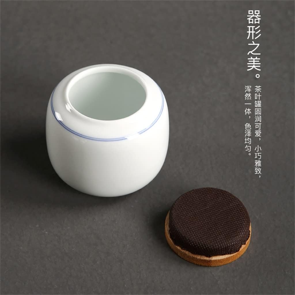 Ceramic tea pot candy sealed household coffee bean storage box portable cover