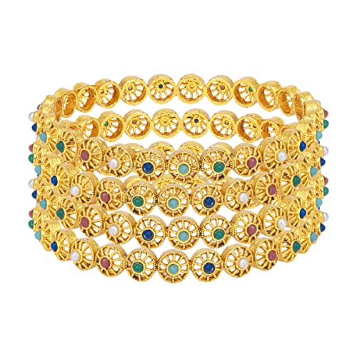 See full amazon price history chart for Sukkhi Glorious Gold Plated (Set of 4) Bangle For Women (B100533_2.4) Sukkhi Glorious Gold Plated (Set of 4) Bangle For Women (B100533_2.4) (B09QX37C2Y) Amazon Price History, Amazon Price Tracker
