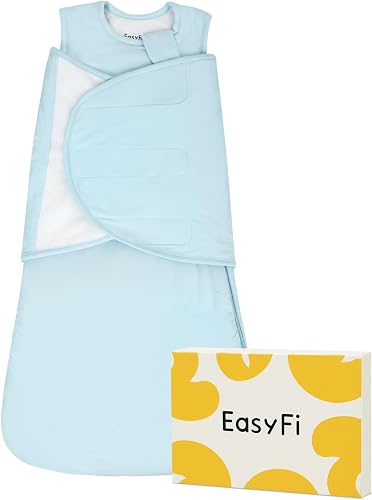 EasyFi Baby Sleep Sack Swaddle 1.0 TOG Rayon Made from Bamboo Infant Sleep Sack 