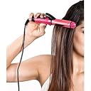 RENARSH 2 in 1 Hair Straightener and Curler Professional Ceramic Hair Styling Tool Pink gallery image