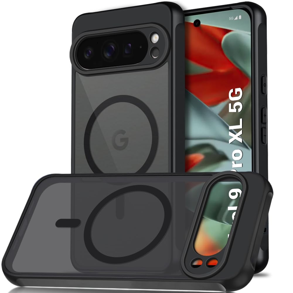 TheGiftKart Hybrid Matte Frosted Translucent Back Cover Case for Pixel 10 Compatible with MagSafe | Shockproof Design | Camera Protection Module | Hard Case Cover (PC & TPU, Frost Black) — Amazon image 12