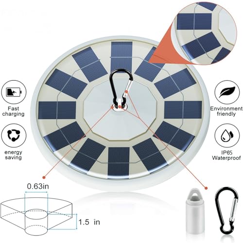 Lixada YDC4435442850115FW Solar Flagpole Led Light,New 128 Led Ultra Bright Flag Pole Light thumb #6
