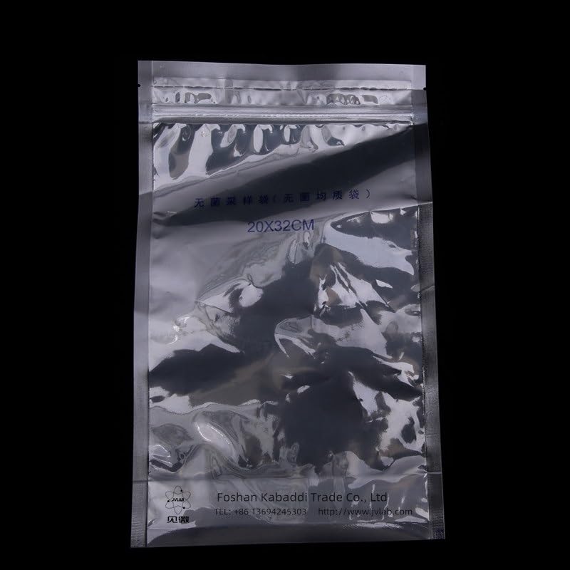 Bolsa homogénea estéril vertical de 20x32 cm - Bolsa de PE de muestreo aséptico de 2 l con tira de sellado - Paquete de 100 for experimentos microbiológicos