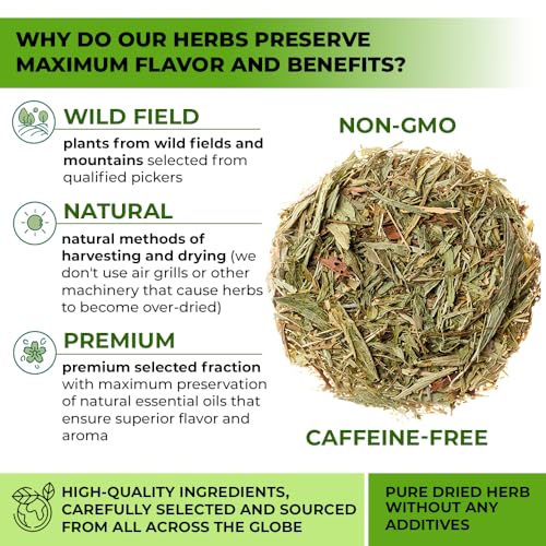 Image of 4 oz. Dried Stevia Leaves Herbal Tea (Stevia Rebaudiana) - 113g Leaf Leaves Herb Tea Estevia