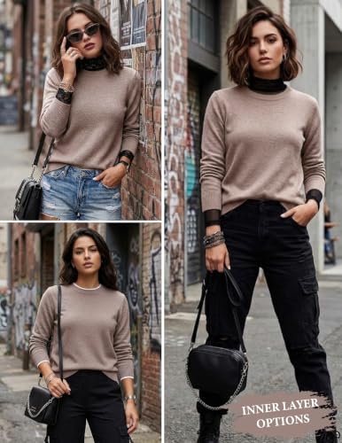 [Prime] MAPICK Women's Crew Neck Knit Wool Blend Pullover Sweater - image 4