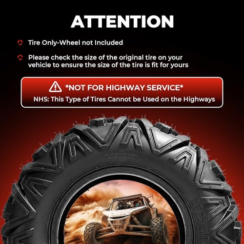 MOTOOS 25x8-12 25x10-12 ATV Tires