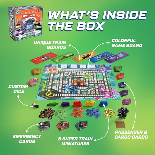 Super Trains: First Ride juego de mesa para niños 7-10 años miniatura 5