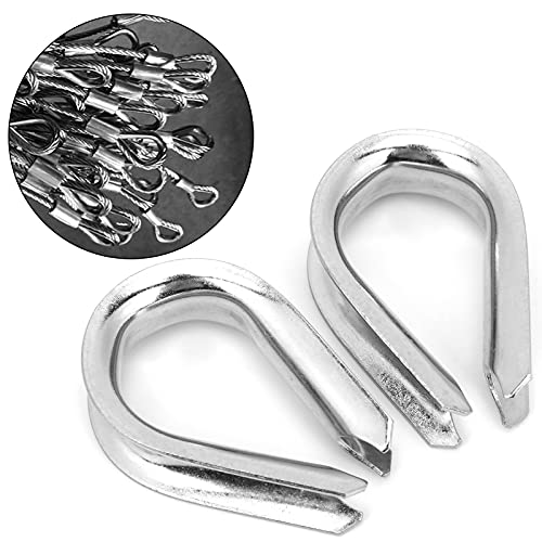 FUWE Dedal de cabo, dedal de corda de alta capacidade de carga ferrugem durável e para içamento para