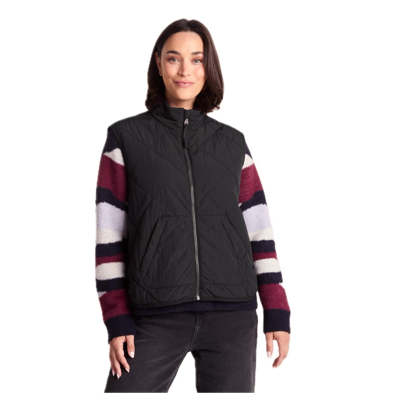 TOG24 Juni Womens Gilet, Light Rain Protection With DWR Coating & Microfleece Lining, Water Repellent Womens Vest, Cosy Womens Body Warmer