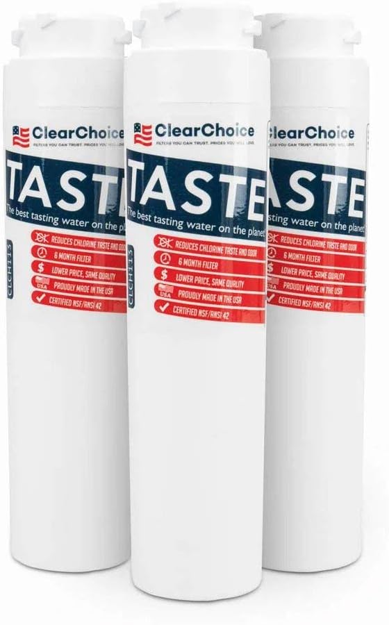 ClearChoice Replacement for GE MSWF, 101820A, 101821B, RWF1500A Refrigerator Filter NSF/ANSI 42 Certified