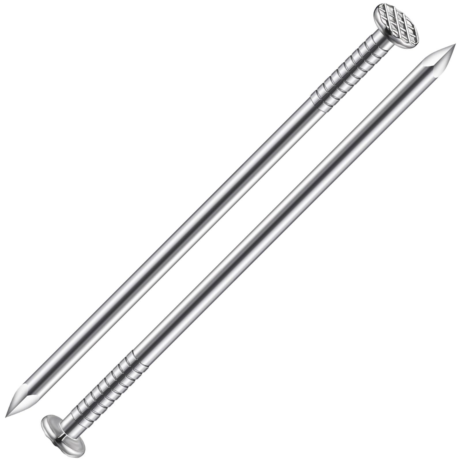 Wensilon (9 pcs)5 inch Stainless Steel 304 Nails, Hanging Nails, Wall Nails, Dowels, Long Nails