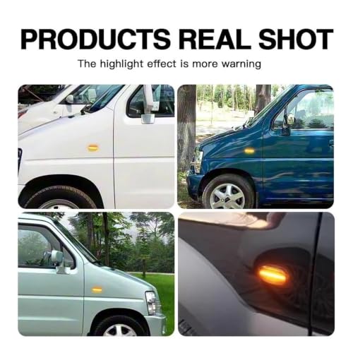 Intermitentes Opel Agila A luces LED de posición ámbar contra ópticas opacas 5