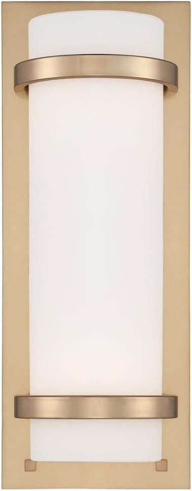 Wall Sconce Lighting 341-248 Glass 2 Light 200 Watt (17"H x 6"W) Sconce Light in Brass