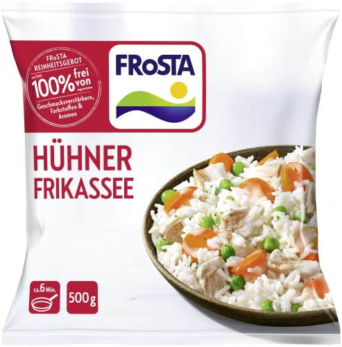 FRoSTA Hühnerfrikassee, Frikassee vom Huhn & helle Sauce, 500g (Tiefgefroren)