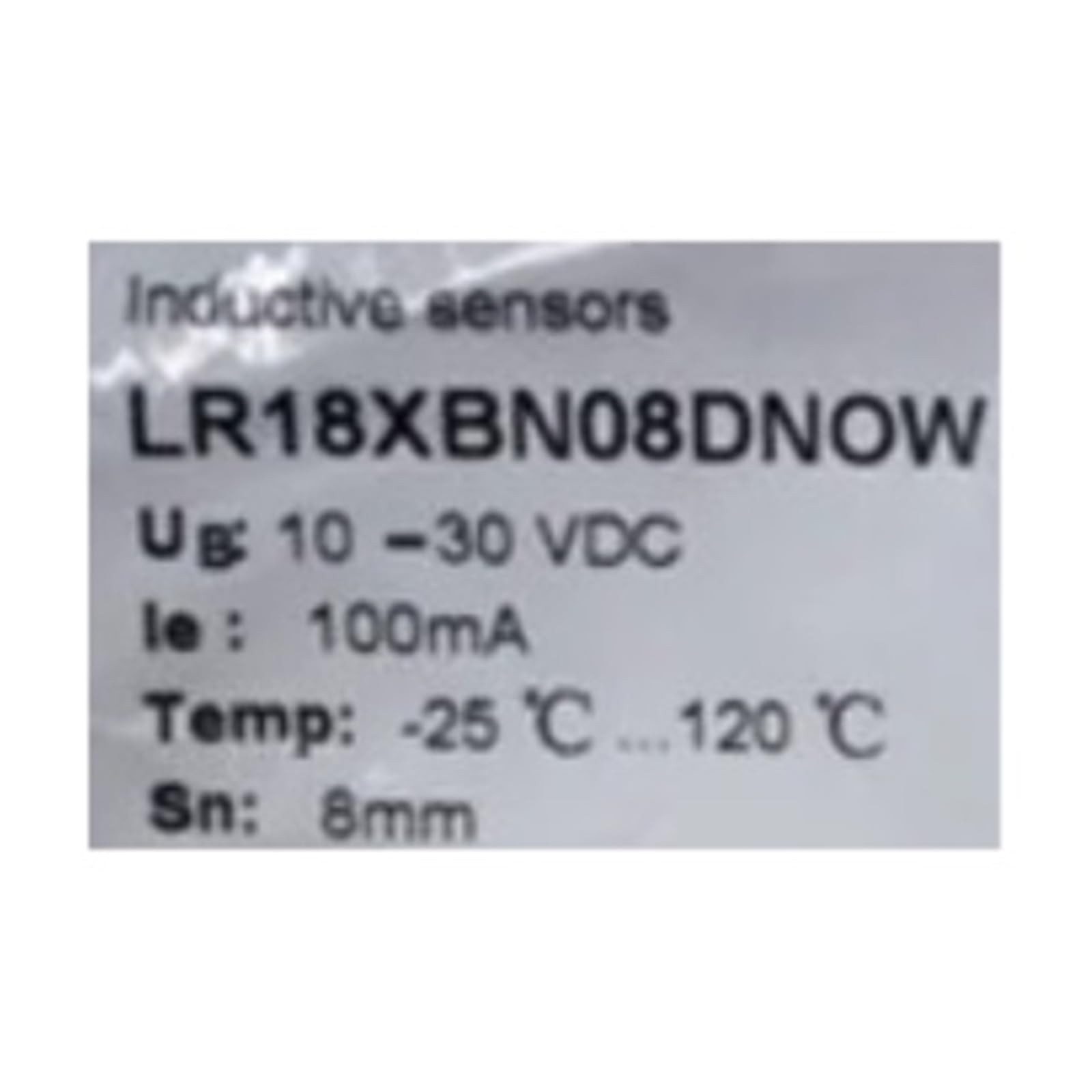 Interrupteur de proximité LR18XBN08DNOW à détection 8mm M18