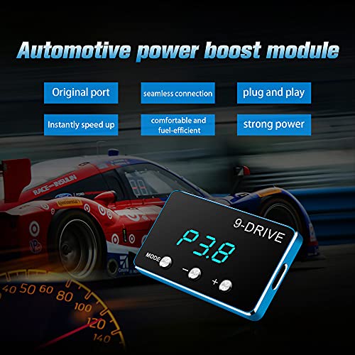 9 Drive Throttle Response Controller,Smart Electronic Racing Pedal Accelerator for Toyota 4Runner 2010+,Tundra 2007-2021,Land Cruiser (J200) 2008+,Camry 2007-2011,Corolla 2008-2013,for LEXUS GX 460