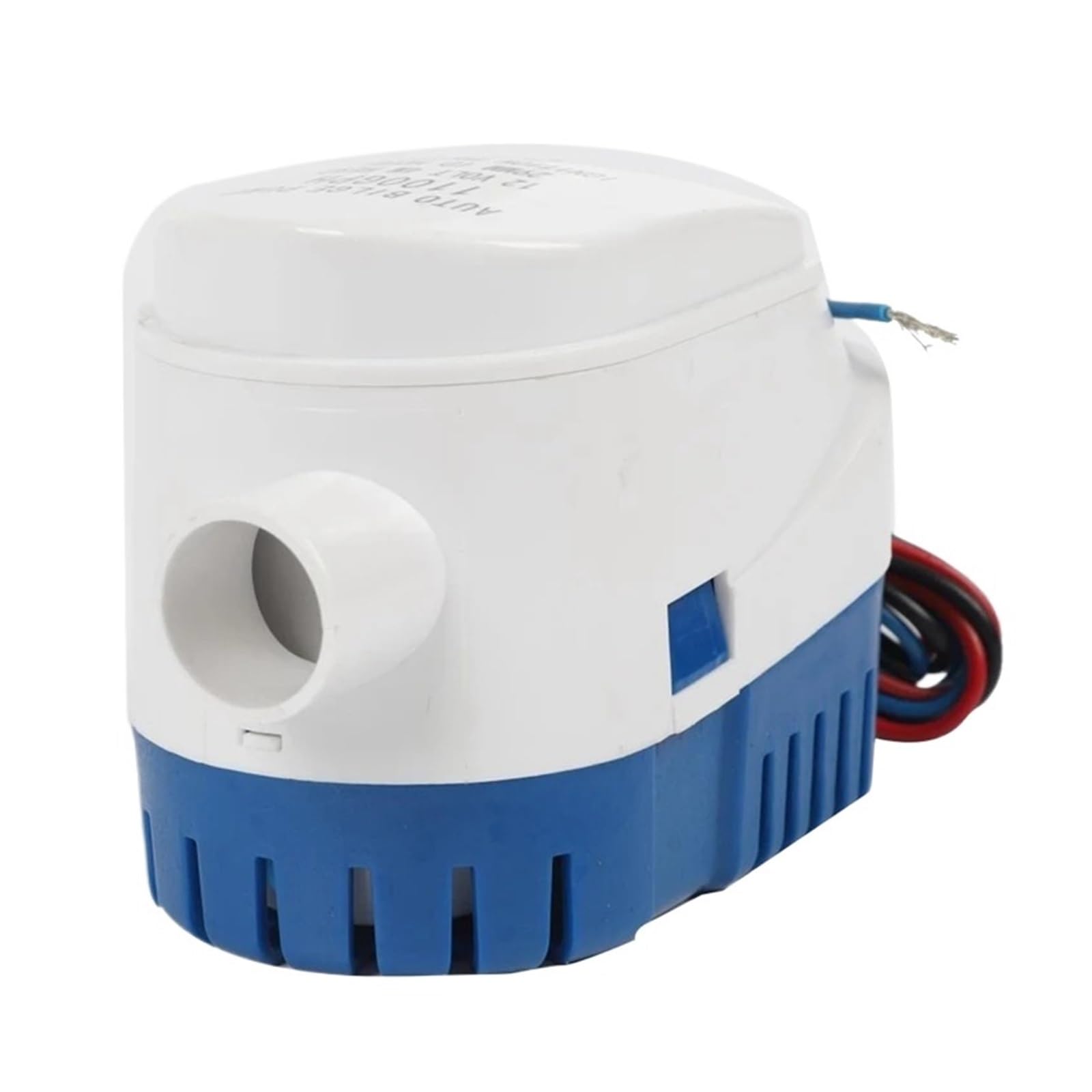 Industrial Water Pressure Diaphragm Pump 1pcs 1100GPH White And Blue Plastic Boat Automatic Bilge Marine Submersible Water Pump
