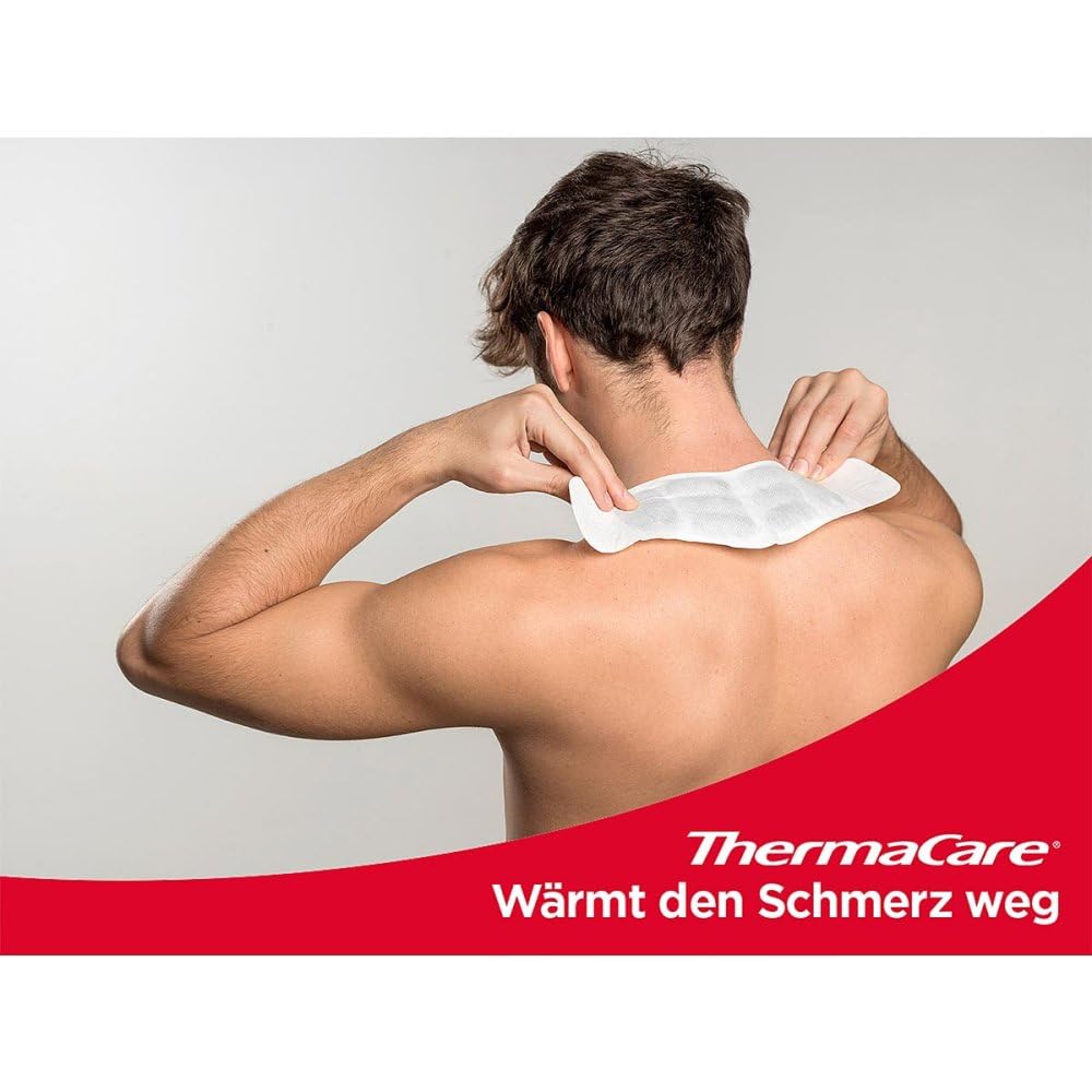ThermaCare Nacken, 9 Stück, Wärmepflaster für Nacken, Schulter und Handgelenk, wirksam Nackenschmerzen lindern, Originalware von Angelini Pharma Deutschland