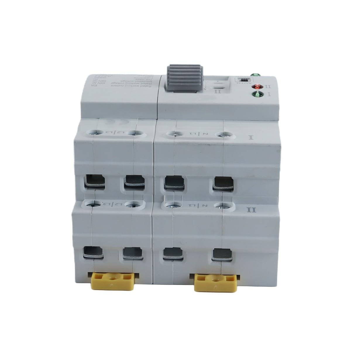 Interruptor de transferencia automático, MES1-63NS/4P, 400 V, 63 A, 4 polos, interruptor de transferencia de potencia dual para uso doméstico