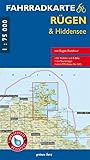 grünes fahrrad fett  Fahrradkarte Rügen & Hiddensee: Mit Rügen-Rundtour. Wasser- und reißfest. (Fahrradkarten)