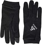 Odlo Unisex NATURAL+ WARM Handschuhe, Black, XS