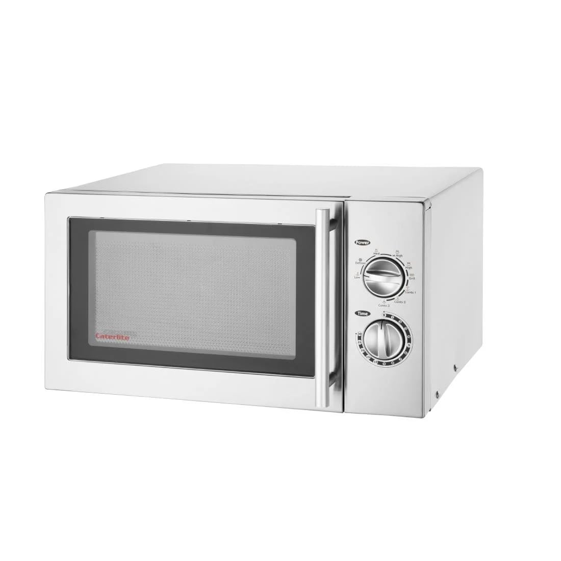Caterlite Silver Manual Microwave And Grill 23Ltr 900W