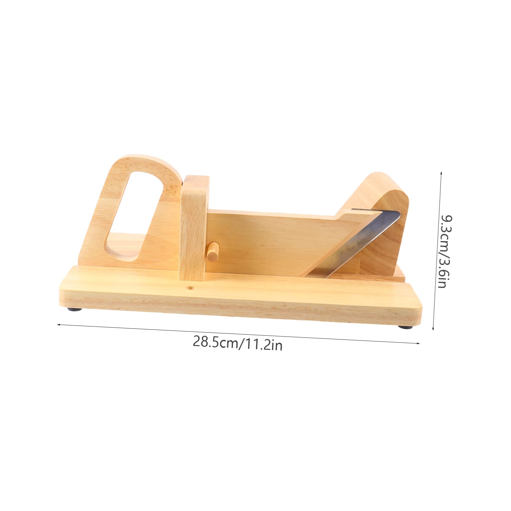 DOITOOL Sausage Cutter Wooden Sausage Slicer for Slicing Chorizo Pepperoni More Dried Meat Kitchen Gadget