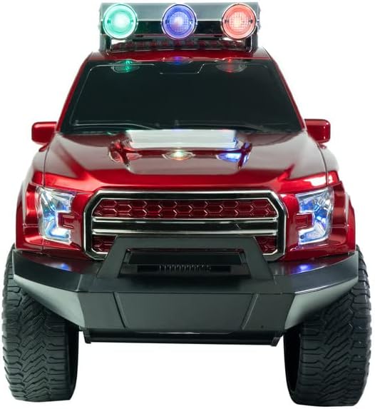 Miniatura 3 de QFX Altavoz de réplica Bluetooth 150 para camioneta, altavoces de 3 pulgadas, enlace manos libres, micrófono integrado, radio FM y luces LED de