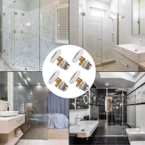 Miniatura 6 de Ruedas De Ducha 25mm, 8 Piezas Rodillo Para Puerta De Ducha, Ruedas De Mampara De Ducha, Rodamientos Mamparas, Piezas De La Puerta De La Ducha Del Cuarto De Baño Para Puertas De Ducha Sobre Ruedas