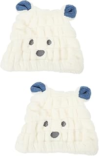 Beavorty 2 Peças Touca De Banho Envoltório De Cabelo Toalha De Cabelo Seco Toalha De Banho Toalha De Microfibra Para Cabelo Toalha De Cabeça Hijab Toalha De Cabelo Toalha De Cabelo Toalha